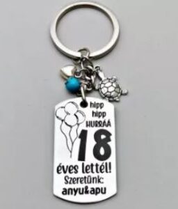 gravírozott kulcstartók